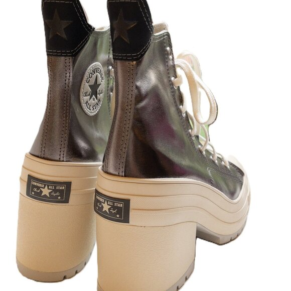 Converse Chuck 70 De Luxe Heel Metallic Silver 8.5 - Picture 7 of 16